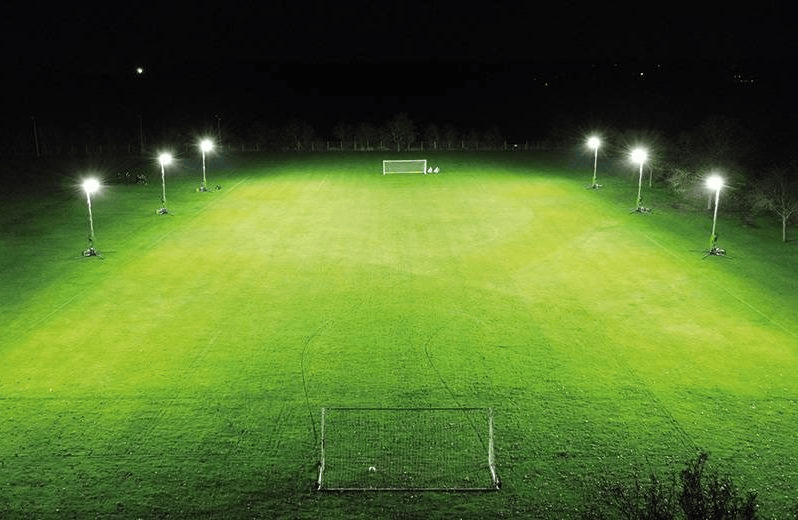 Soccer in action